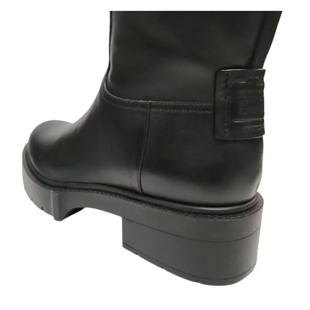 Coach Lilli Tall Riding Boots Leather Knee High Lug Sole - Picture 10 of 16